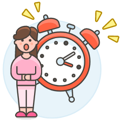 Sleepless Alarm 4 Illustration from UX Colors Set