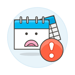 Stress Calendar Illustration from UX Colors Set