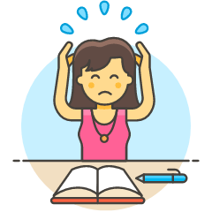 Stress Employee 6 Illustration from UX Colors Set
