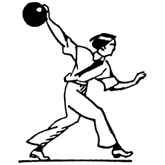 Bowling Element from Art Nouveau Vectors Set
