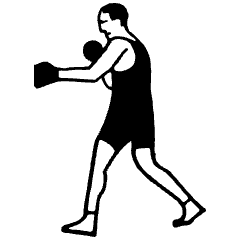 Boxing 1 Element from Art Deco Vectors Set