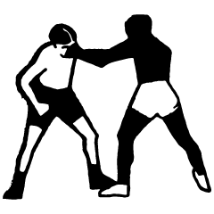 Boxing 6 Element from Art Deco Vectors Set