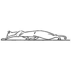 Cat 1 Element from Art Nouveau Vectors Set