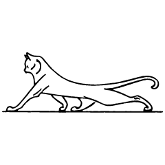Cat 2 Element from Art Nouveau Vectors Set