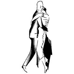 Dancing Element from Art Deco Vectors Set