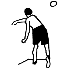 Discus Throw Element from Art Deco Vectors Set