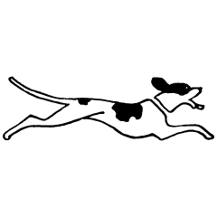 Dog Element from Art Nouveau Vectors Set