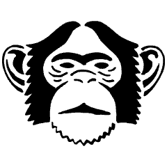 Monkey 1 Element from Art Nouveau Vectors Set | Free Download as SVG Vector and Transparent PNG | Streamline elements