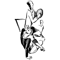 Rugby Element from Art Deco Vectors Set