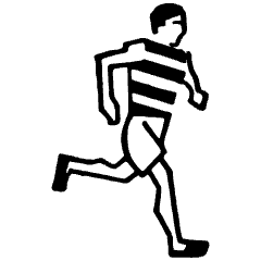Running 3 Element from Art Deco Vectors Set