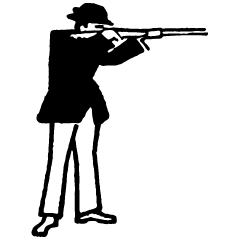 Shooting Element from Art Deco Vectors Set