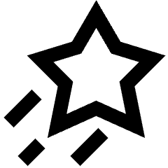 Animation Icon from Sharp Line Set