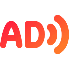 Audio Description Icon from Flex Gradient Set