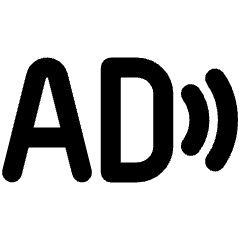 Audio Description Icon from Plump Solid Set
