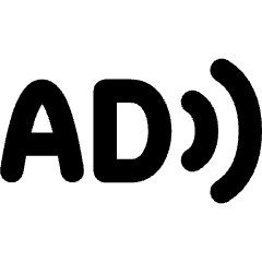 Audio Description Icon from Flex Remix Set