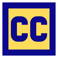 Closed Captions Square Icon from Sharp Pop Set