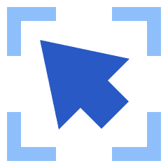 Cursor Screen Recorder Icon from Sharp Flat Set