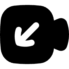 Incoming Video Call Icon from Flex Solid Set