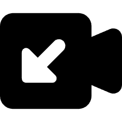 Incoming Video Call Icon from Core Solid Set