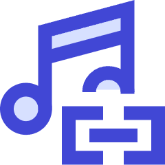 Link Background Music Icon from Sharp Duo Set