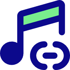 Link Background Music Icon from Core Pop Set