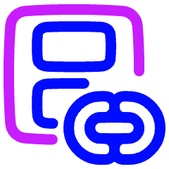 Link Local Video Icon from Plump Neon Set