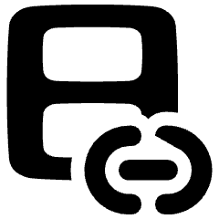 Link Local Video Icon from Plump Solid Set