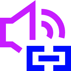 Link To Sound Icon from Sharp Neon Set