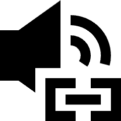 Link To Sound Icon from Sharp Solid Set