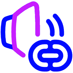Link To Sound Icon from Plump Neon Set