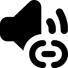 Link To Sound Icon from Core Solid Set