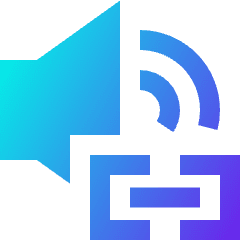 Link To Sound Icon from Sharp Gradient Set