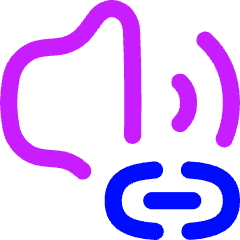 Link To Sound Icon from Flex Neon Set