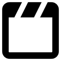 Movie Video Clip Icon from Core Solid Set