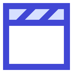 Movie Video Clip Icon from Sharp Duo Set
