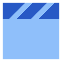 Movie Video Clip Icon from Sharp Flat Set