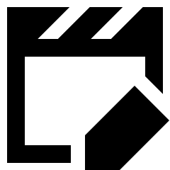 Movie Video Edit Icon from Sharp Remix Set