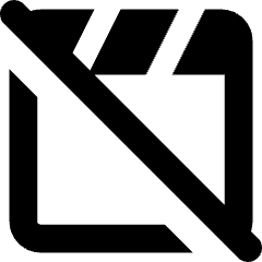 Movie Video Edit Off Disabled Icon from Core Solid Set
