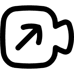 Outgoging Video Call Icon from Flex Line Set