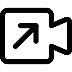 Outgoging Video Call Icon from Core Line Set