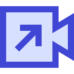 Outgoing Video Call Icon from Sharp Duo Set