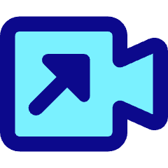 Outgoging Video Call Icon from Core Pop Set