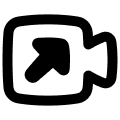 Outgoging Video Call Icon from Plump Remix Set