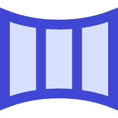 Panoramic Screen Icon from Sharp Duo Set