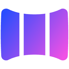 Panoramic Screen Icon from Plump Gradient Set