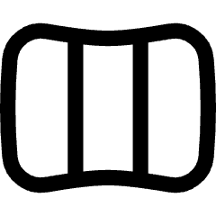 Panoramic Screen Icon from Flex Line Set