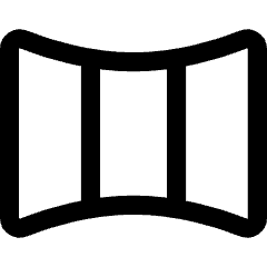 Panoramic Screen Icon from Core Line Set