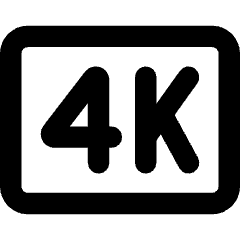Quality 4k Icon from Core Remix Set