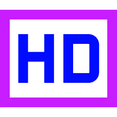 Quality Hd Icon from Sharp Neon Set