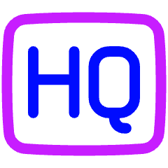 Quality Hq Icon from Plump Neon Set